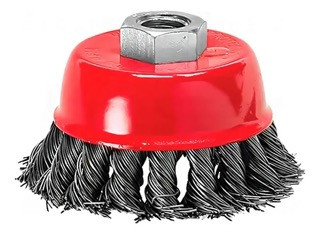 Escobilla Copa de Acero 3" o 4"